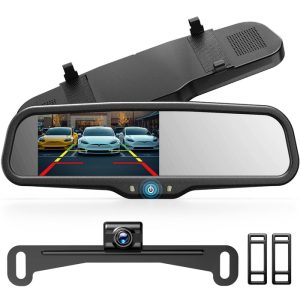 T1400W 4.3 Rear View Mirror Wireless Backup Camera