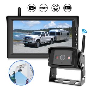 W10 1080P Wide Angle Wireless Backup Camera with Dual Camera Support for Motorhome