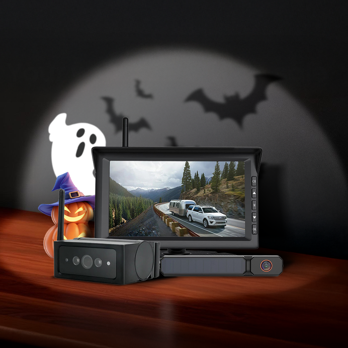 Solar3C Dual Backup Camera Kit with Monitor – 2 Wireless Cameras for RVTrailer - Image 10