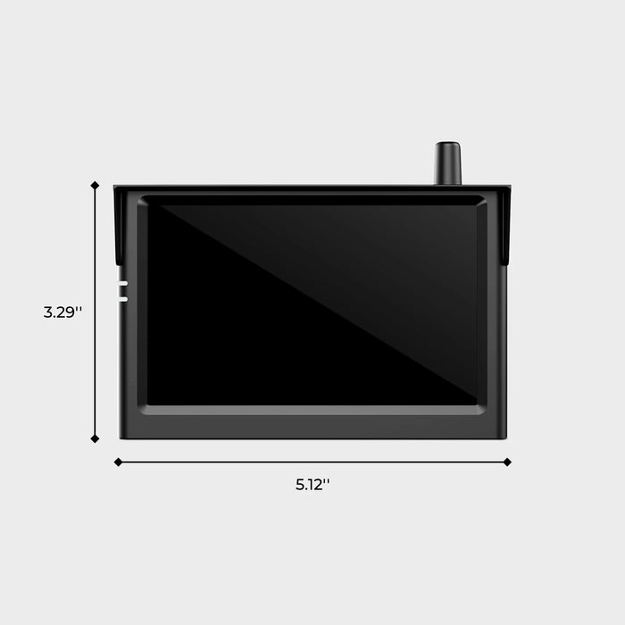 Solar1 Pro 480P Battery Powered Wireless Backup Camera with 5 Monitor for RV - Image 3