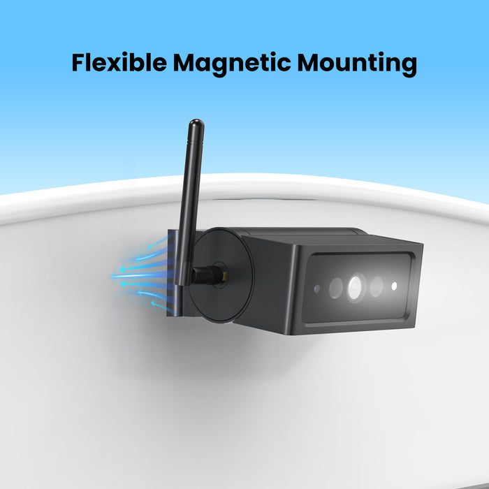Solar4B Max 1080P Magnetic Wireless Backup Camera with DVR Loop Recording - Image 3
