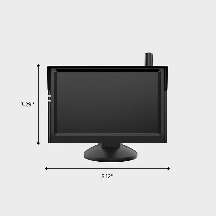 Solar4 B 1080P Magnetic Portable Backup Camera Wireless with 5 Monitor for RV and Camper Trailer - Image 4