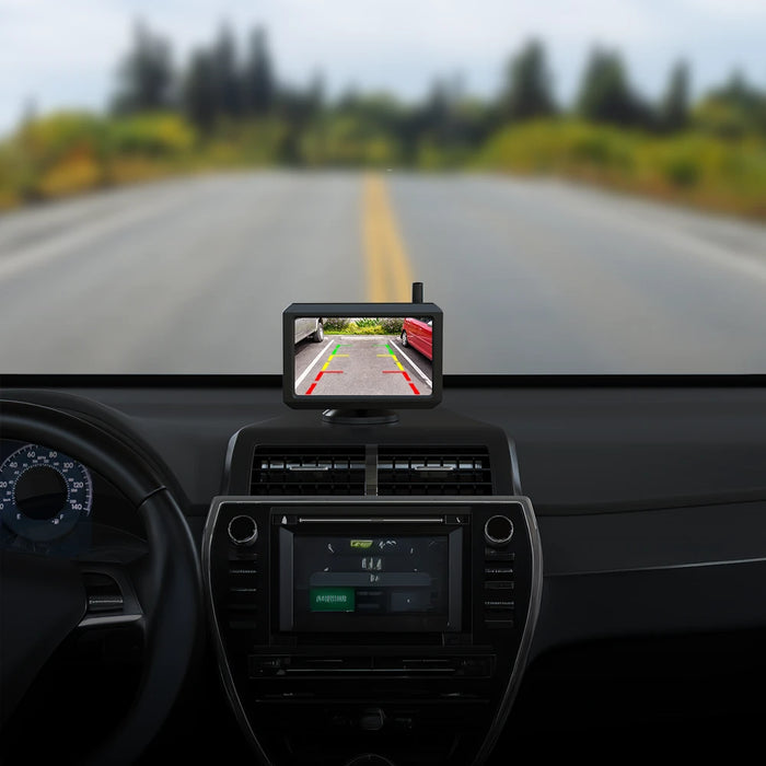 W7 480P Wireless Backup Camera Kit for Pickup Truck with 5 Monitor - Image 4