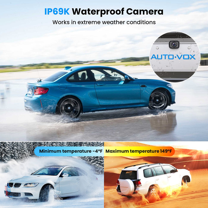 W12 1080P Wireless Backup Camera with 5 Monitor and Dual Camera Support - Image 5