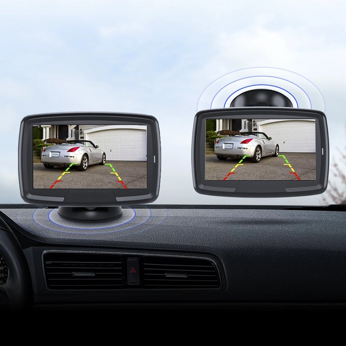CS2 480P Wireless Backup Camera for Car & Truck with 4.3 Monitor - Image 5