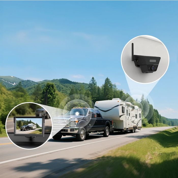 Solar 5A Wireless Magnetic Backup Camera for RV & Campers - Image 6