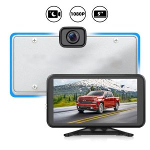 W12 1080P Wireless Backup Camera with 5 Monitor and Dual Camera Support