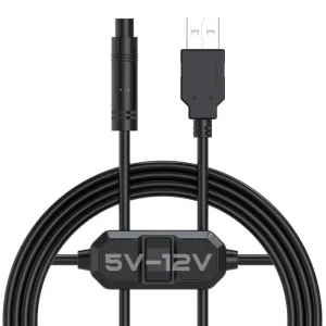 USB DC 5V to 12V Step Up Charging Cable - 4Pin