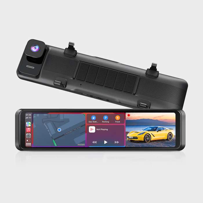 RC04 4K Rear View Mirror Camera with Carplay & Android Auto