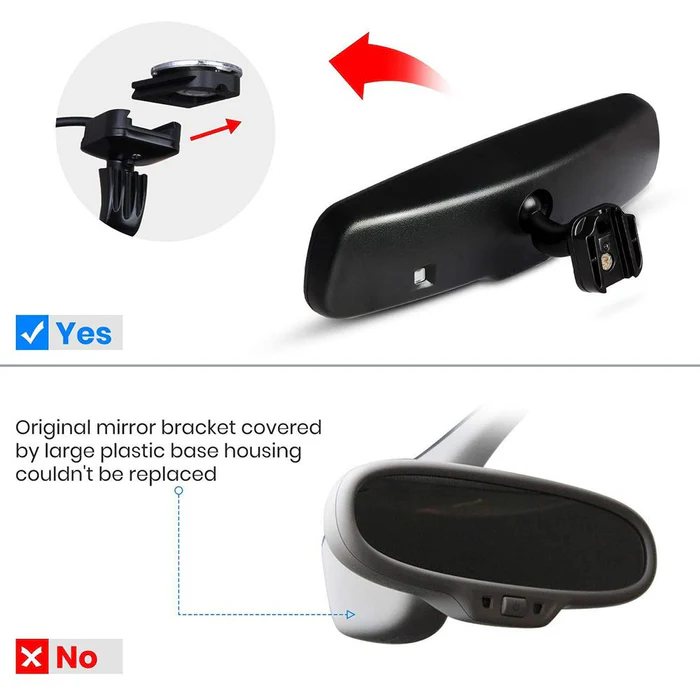 T2 480P Wired Rear View Mirror Backup Camera for Car, Truck and RV - Image 2