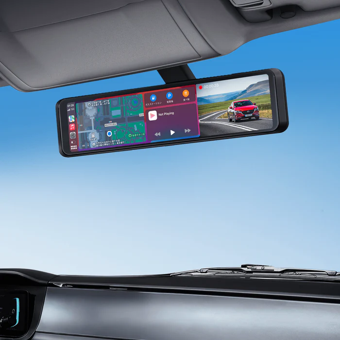 RC04 4K Rear View Mirror Camera with Carplay & Android Auto - Image 3