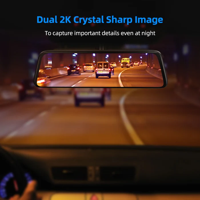 T9 Pro 1080P Front and Rear Dash Cam with GPS for Car & Truck - Image 4