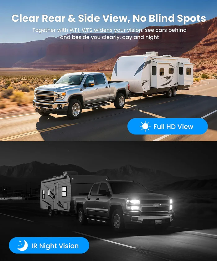 LeftRight Side Cameras For WF2 RV Camera System - Image 4