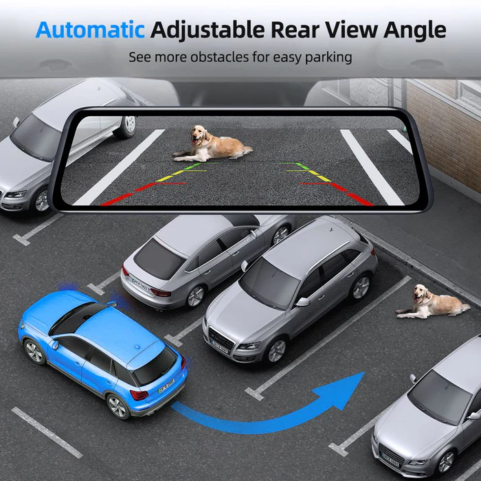 T9 Pro 1080P Front and Rear Dash Cam with GPS for Car & Truck - Image 5