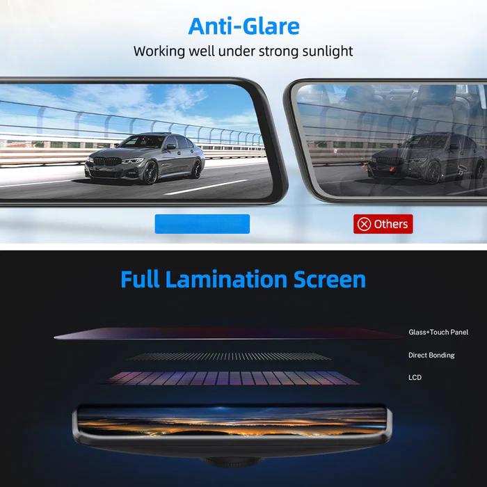 T9 Pro 1080P Front and Rear Dash Cam with GPS for Car & Truck - Image 6